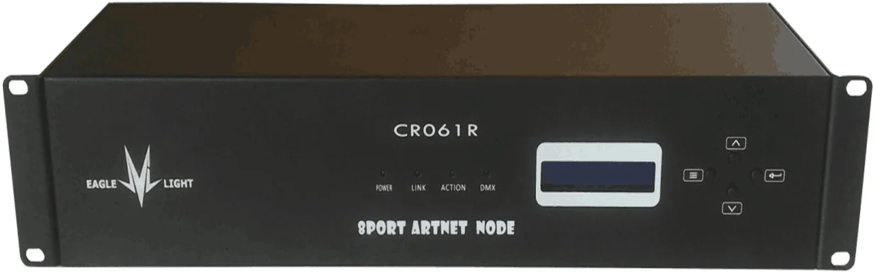

CR061R; 8 Вселенная; Art-Net-DMX512 сетевой конвертер