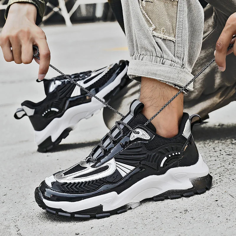 

Colorful Men's Sneakers 2020 New Fashion Breathable Men Running Shoes Trainers Outdoor Style Male casual Lace-up sneaker
