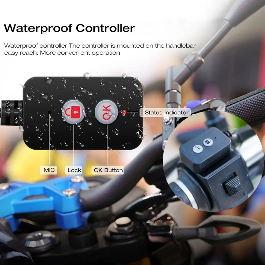 GPS Wi Fi Sony IMX323 датчик FHD 1080P видеорегистратор для мотоцикла привод фото двойной