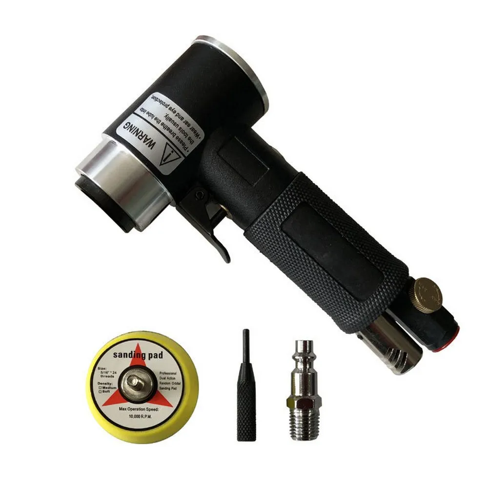 

2 Inch 3 Inch Eccentric Sander Mini Air Random Orbital Sander 90 Degree Pneumatic Polishing Grinding Machine Air Angle Polisher
