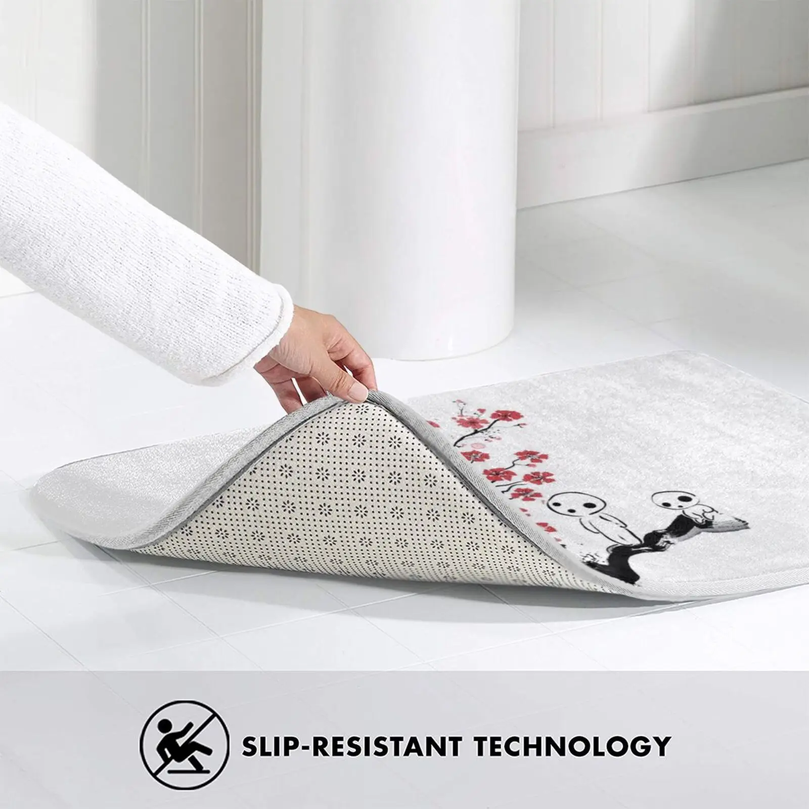 Коврик с изображением лесных алкогольных напитков нескользящий коврик для пола