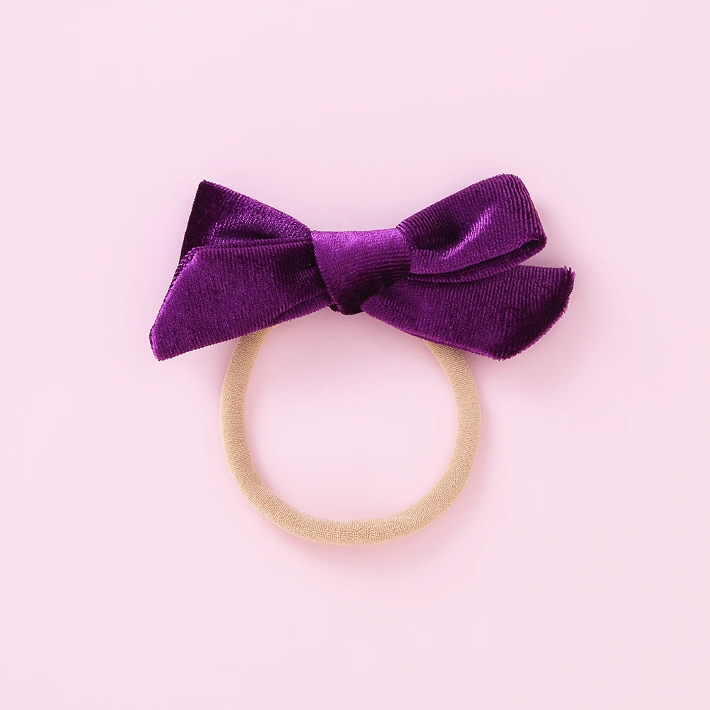 Детская повязка на голову с большим кроличьими ушами эластичная бантом для