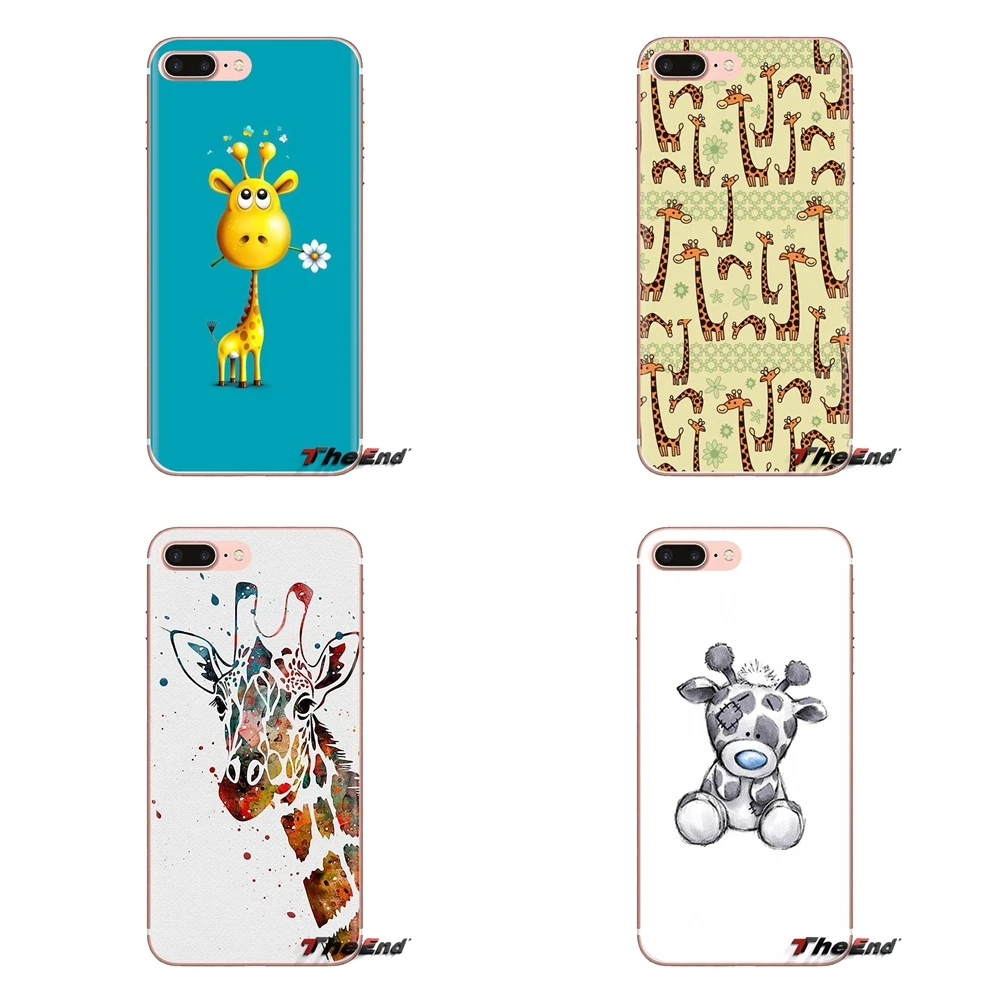 Для iPod Touch Apple iPhone 4 4s 5 5S SE 5C 6 6S 7 8 X XR XS Plus MAX большая голова постер с жирафом мягкие