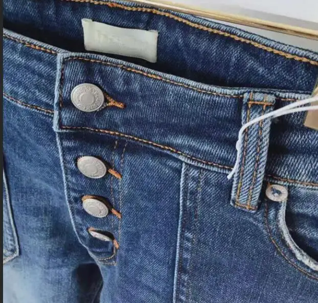 

2019 Early Autumn New Comfortable Personality Nine Points Jeans