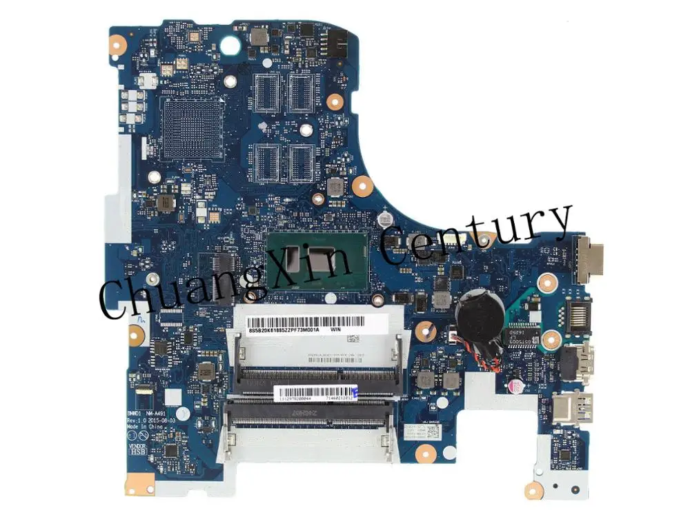 Для IdeaPad B71-80/300-17ISK материнская плата BMWD1 NM-A491 с процессором i3-6100 оригинальная
