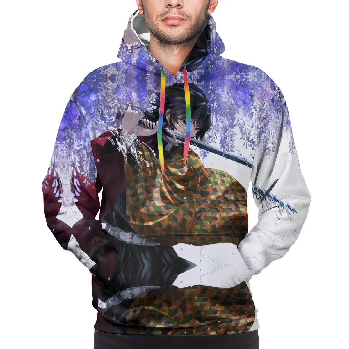 

man Custom Pattern clothes Hoodies Demon Slayer Sportswear Anime Comfortable For men and women Suitable Unisex Hoodie