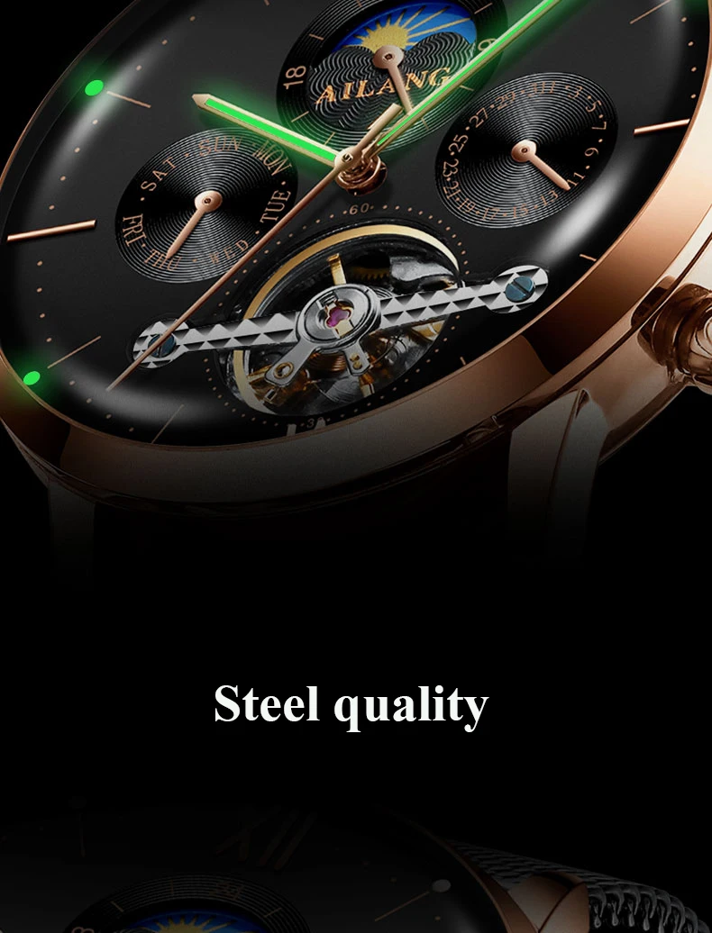 SSS качественные мужские часы tourbillon минималистичные автоматические часы новейший дизайн швейцарское снаряжение Наручные часы дизельные механические часы для мужчин