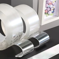 20mm wide nano tape reusable transparent tape strong and cleanable household waterproof wall sticker gadget double sided tapes