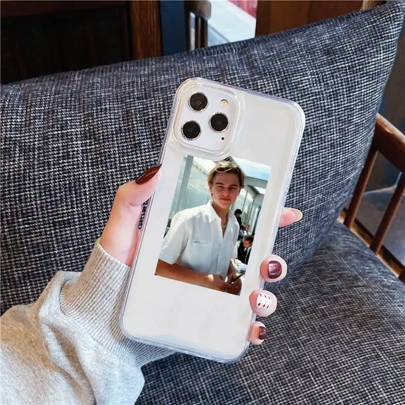 

Leonardo DiCaprio Phone Case Transparent for iPhone 12 11 mini pro XS MAX 6 6S 8 7 Plus X 5S SE 2020 XR