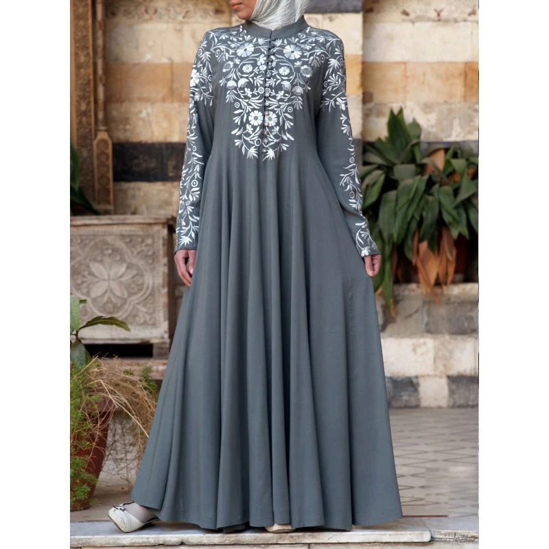 Женское мусульманское платье Рамадан женская одежда раньше мусульманская одежда Ближний Восток исламский арабский молитвенный кафтан с к...