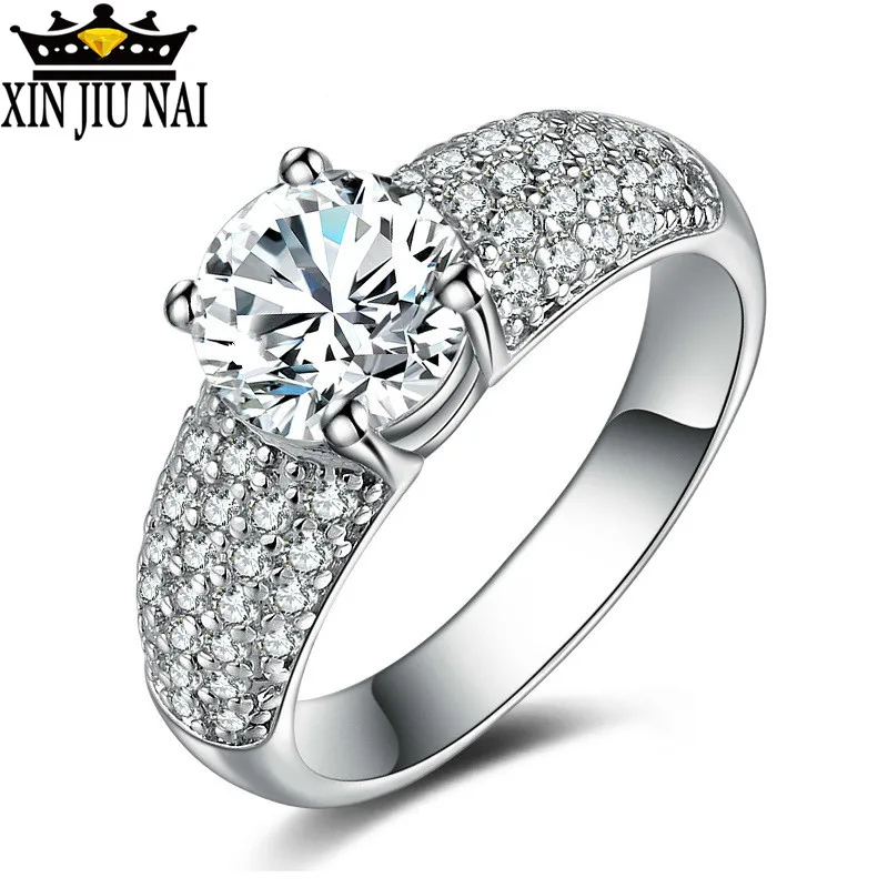 Обручальное кольцо 925 пробы серебряные кольца для женщин ювелирные изделия Anel