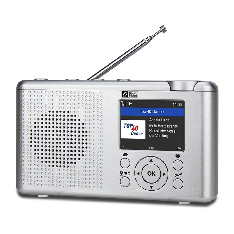 

WR-23D Portable WiFi Internet Radio Bluetooth Speaker Multifunctional FM Digital Radio for DAN+ with Battery
