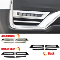 abs chrome auto styling car front fog light lamp cover trim sticker protector exterior accessories for honda cr v crv 2020 2021