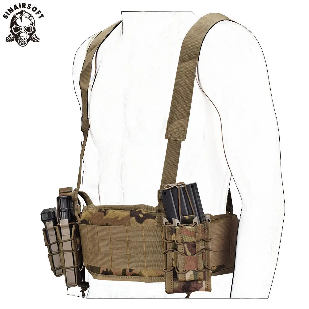 Тактический Жилет Molle ремень мужской армейский специальный 1000D нейлон военный удобный боевой пояс EAS h-образный Регулируемый мягкий