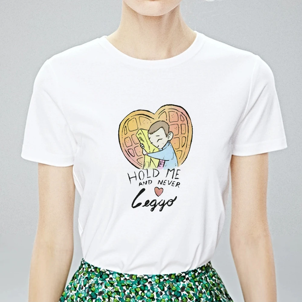 Летняя футболка с принтом странные вещи Модная молодежная Повседневная Милая