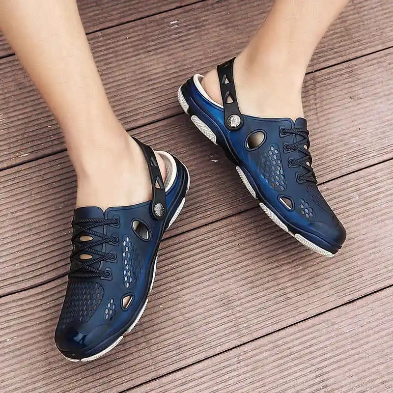 Женские пляжные повседневные мужские летние туфли для воды дешевые сандалии на