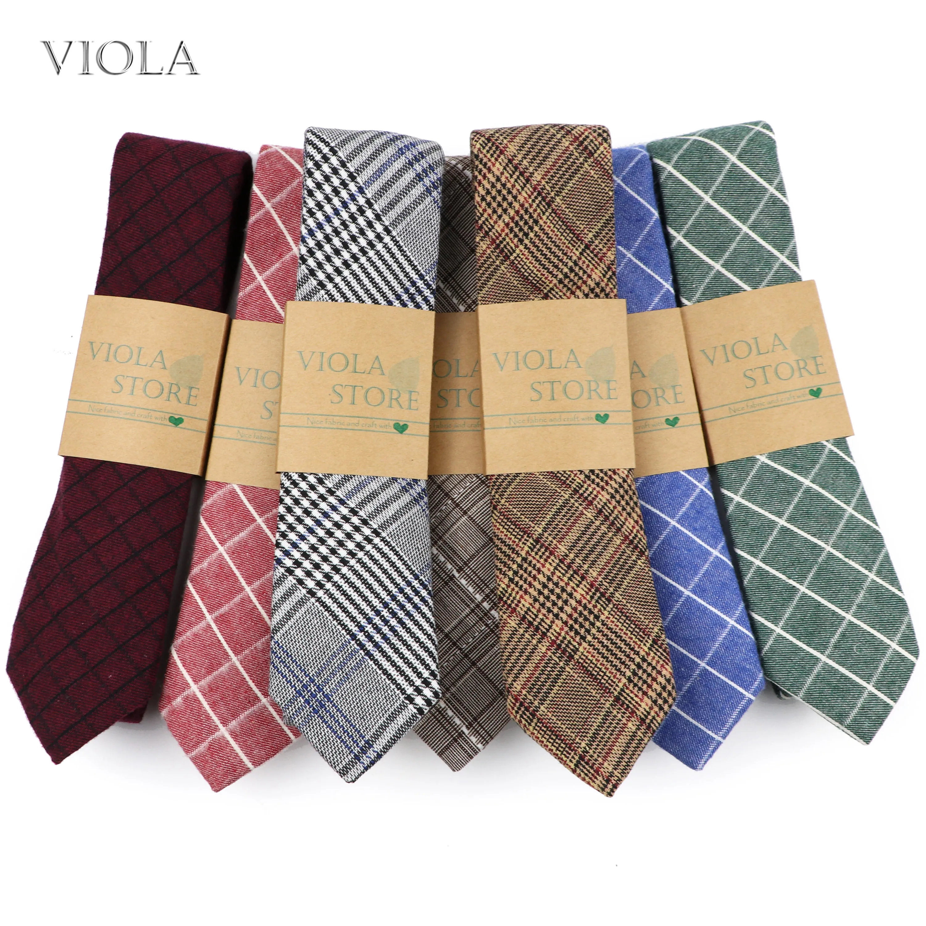 Клетчатый галстук в полоску хлопковый мужской 6 см повседневный Свадебный