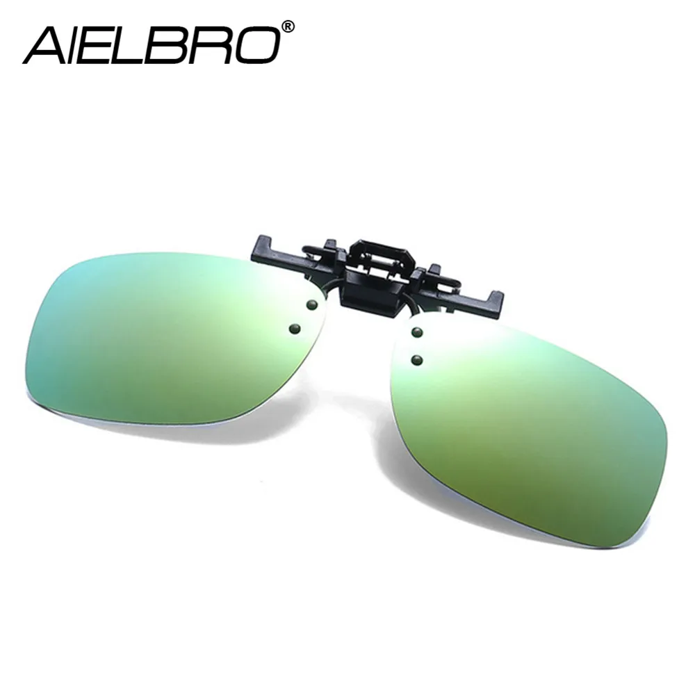 Новинка мужские поляризованные солнцезащитные очки с откидывающейся крышкой