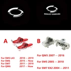 2 шт. автомобильные лампы аксессуары для Renault Samsung SM7 QM6 SM5 L43 SM6 QM5 Автомобильный светодиодный дверной лазерный проектор с логотипом детали интерьера