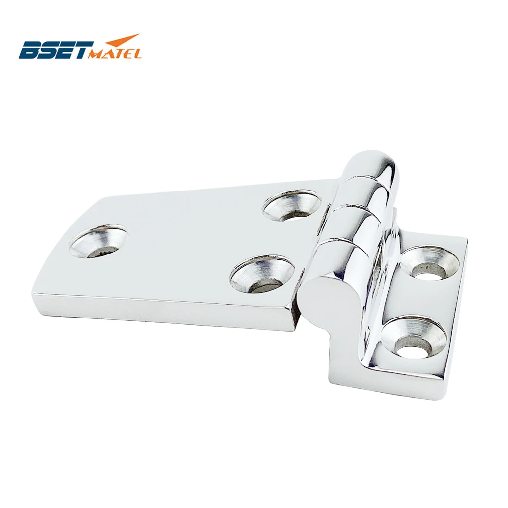 

316 Stainless Steel Flush Door Hatch Compartment Folding Bending Hinge Deck Hinge Door Strap Butt Hinge Boat Marine Accessories