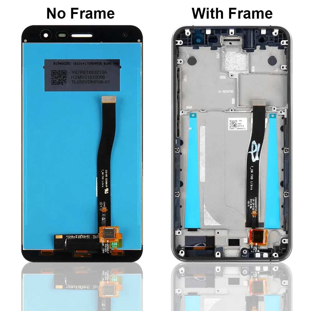 Asus-Digitalizador de pantalla t&aacute;ctil de pantalla LCD para Zenfone 3 ZE552KL, piezas de repuesto, Z012DB, Z012D-2
