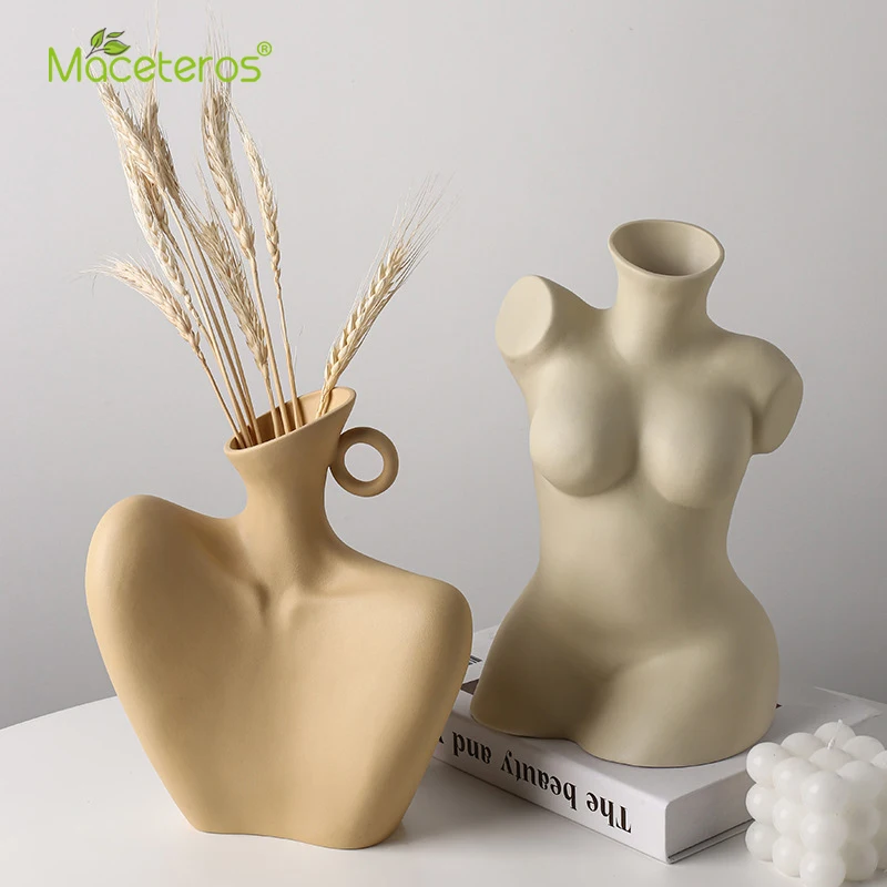 

Modern NewCreative Human Body Vase LivingRoom Simple Art Flower Arrangement Ornaments Gardening Home Fashion Decoration Supplies