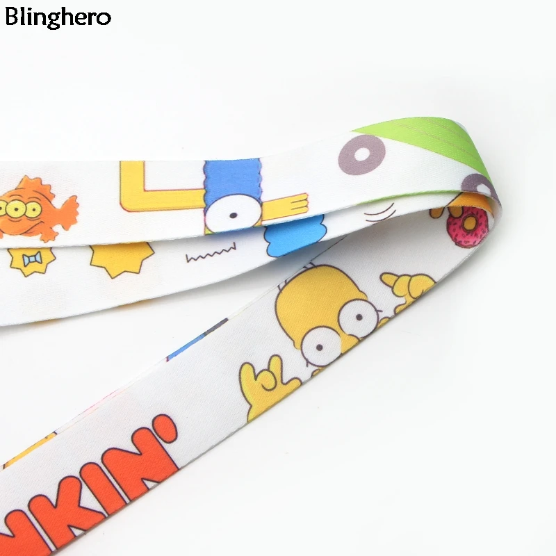 Blinghero Funny Cartoon Lanyard For keys Cool Hang Ropes Phone Badge Holder Neck Straps Best Gift for Women Men BH0216