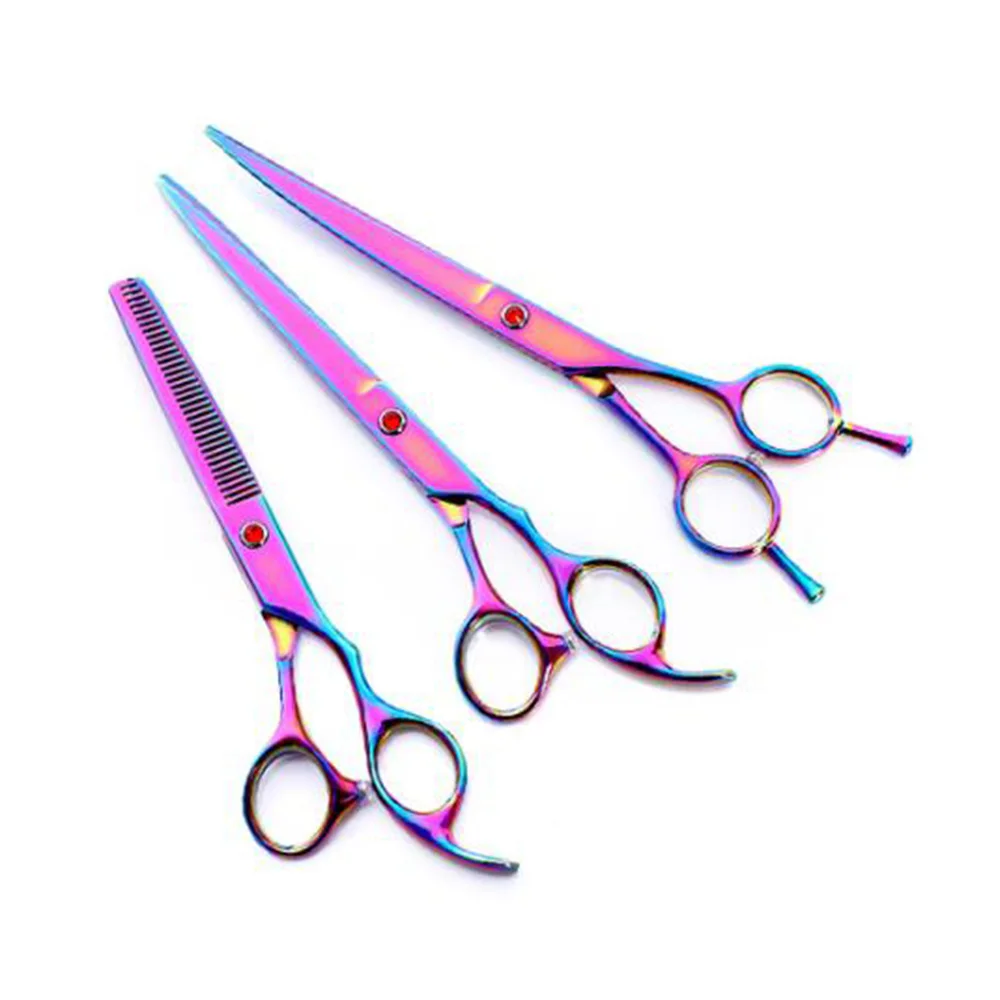 Ножницы для стрижки домашних собак изогнутые ножницы с острым краем кошек