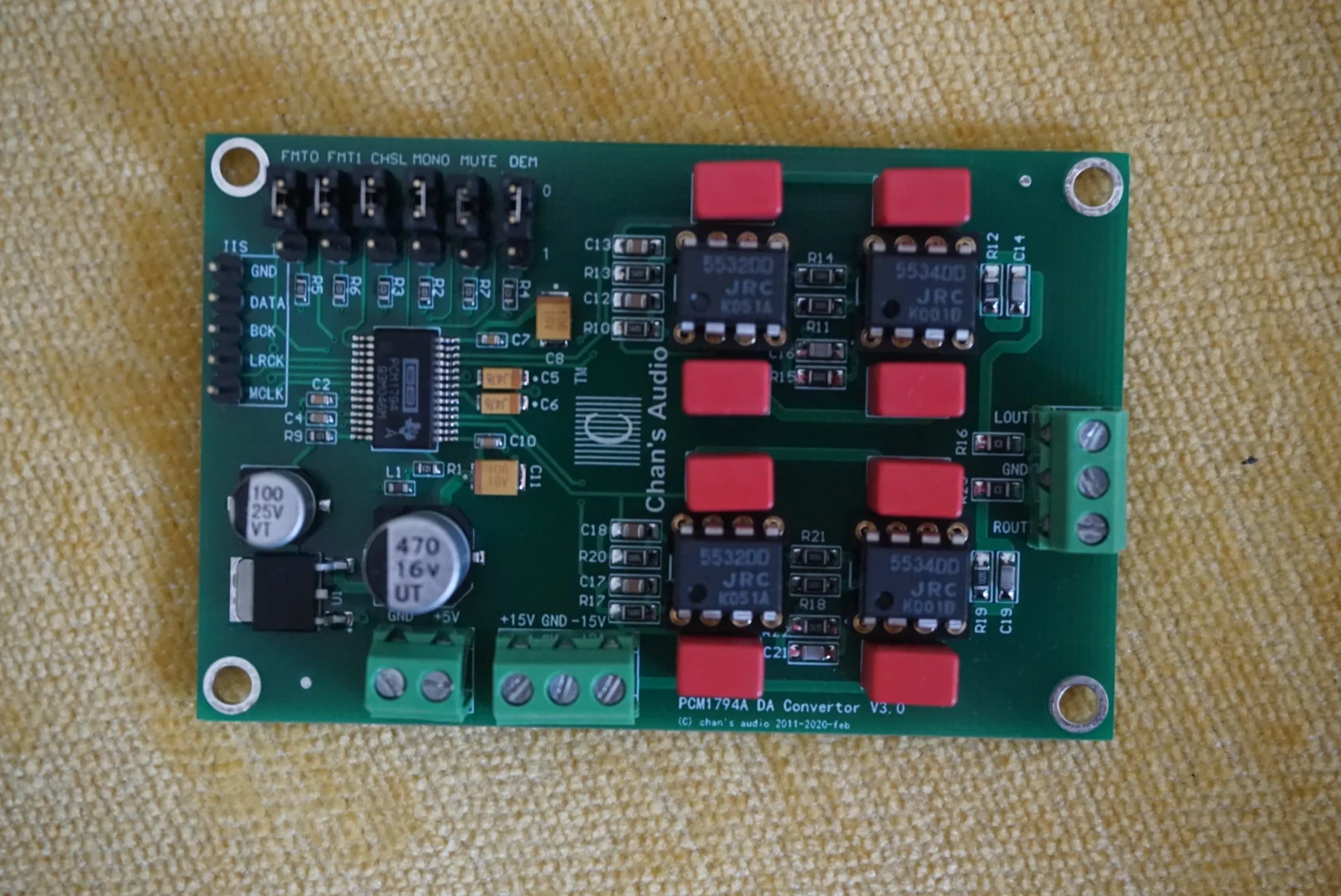 

PCM1794 DAC поддержка декодирования 24 бит 192 кГц