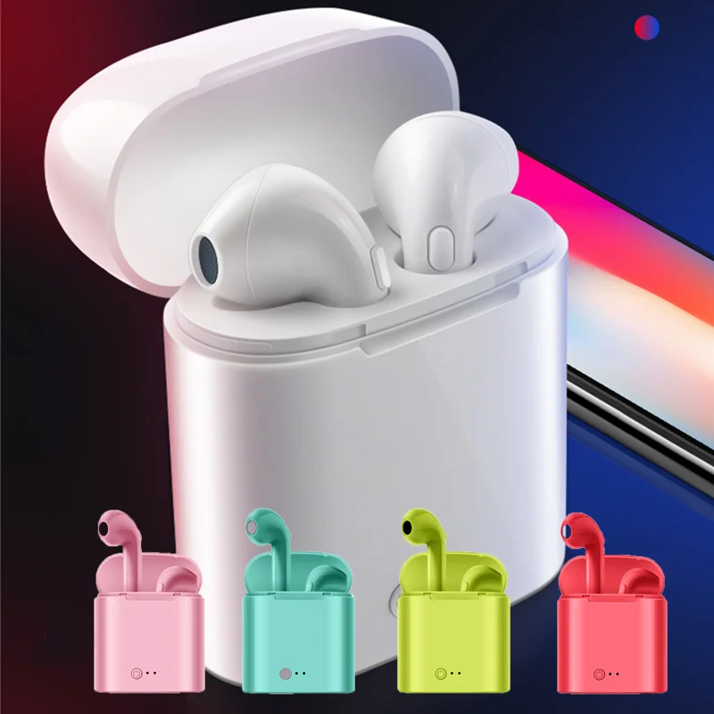 

i9s i7s TWS Wireless Bluetooth Earphone Stereo Earbud Headset With Charging Box for iPhone 6 7 8 x Android IOS Systems