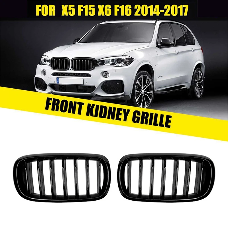 Решетка для радиатора передней капота 2 шт. сетчатые гоночные решетки для-BMW F15 F16 X5