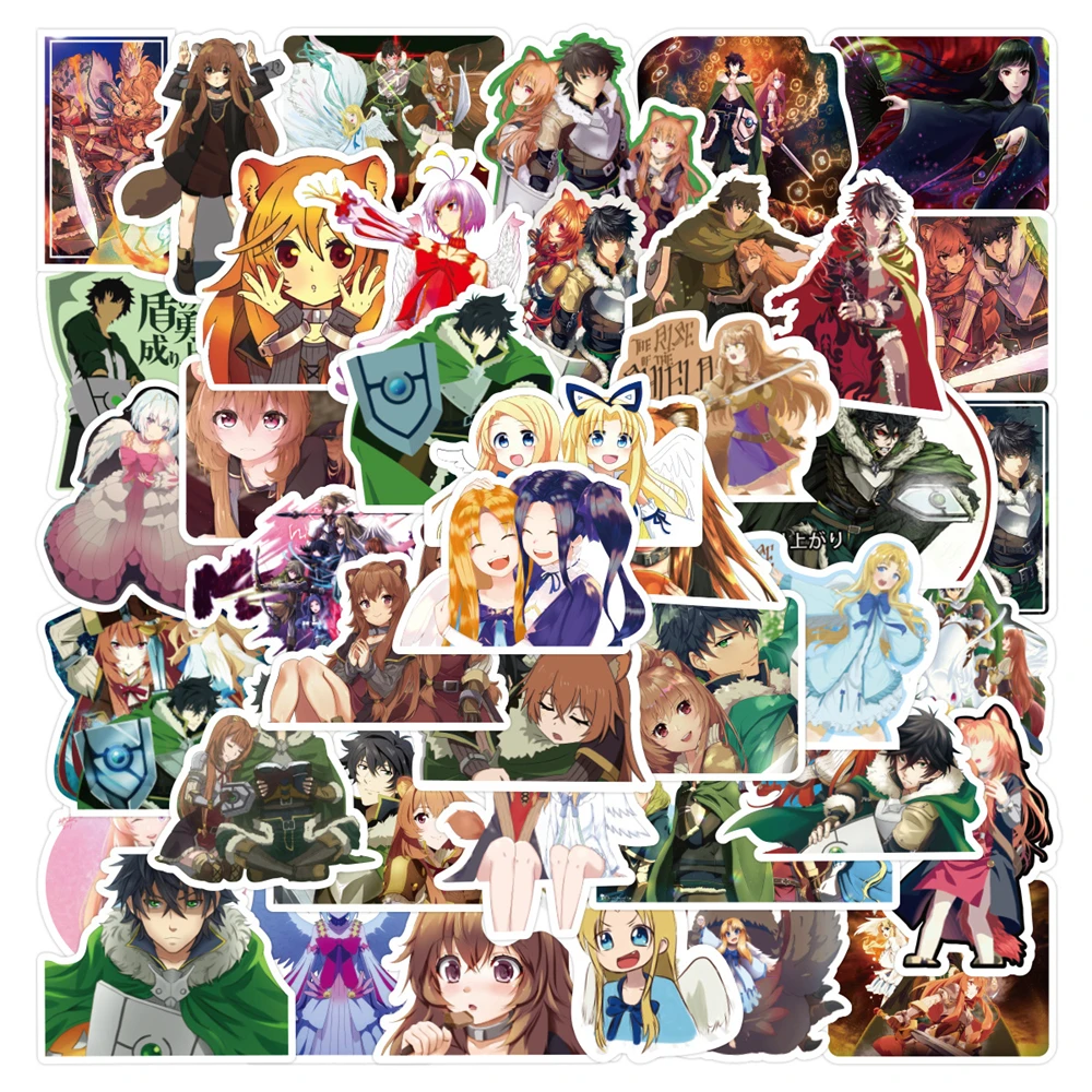 

10/30/50 PCS Cartoon Shield Hero Doodle Stickers Decal DIY Laptop Luggage Phone Skateboard Guitar Car Graffiti Sticker Kid Toys
