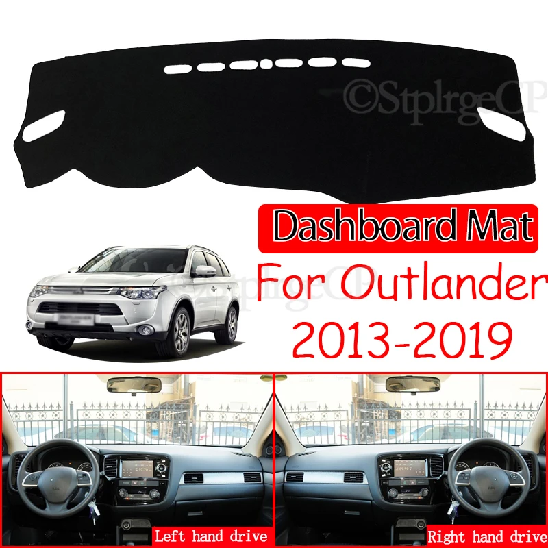 

for Mitsubishi Outlander 2013 2014 2015 2016 2017 2018 2019 3rd Gen Anti-Slip Mat Dashboard Cover Sunshade Dashmat Accessories