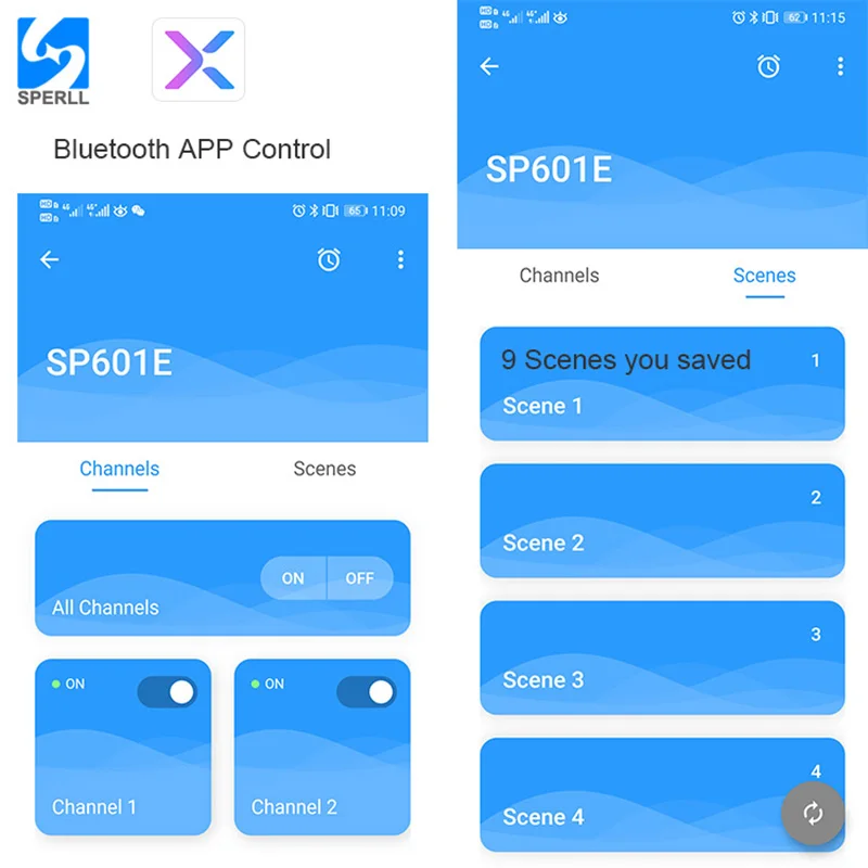 Bluetooth управление светодиодсветодиодный лентой SP601E со встроенным