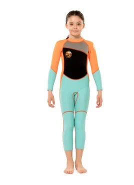 

2.5mm Neoprene Children's Swimsuit, One Piece Long Sleeve Swimsuit with Uv Protection