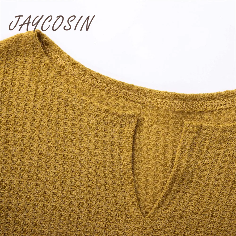 JAYCOSIN Clothes women sweaters and pullovers crop tops ladies Cotton knitted sweater winter 2019 long sleeve top | Женская одежда