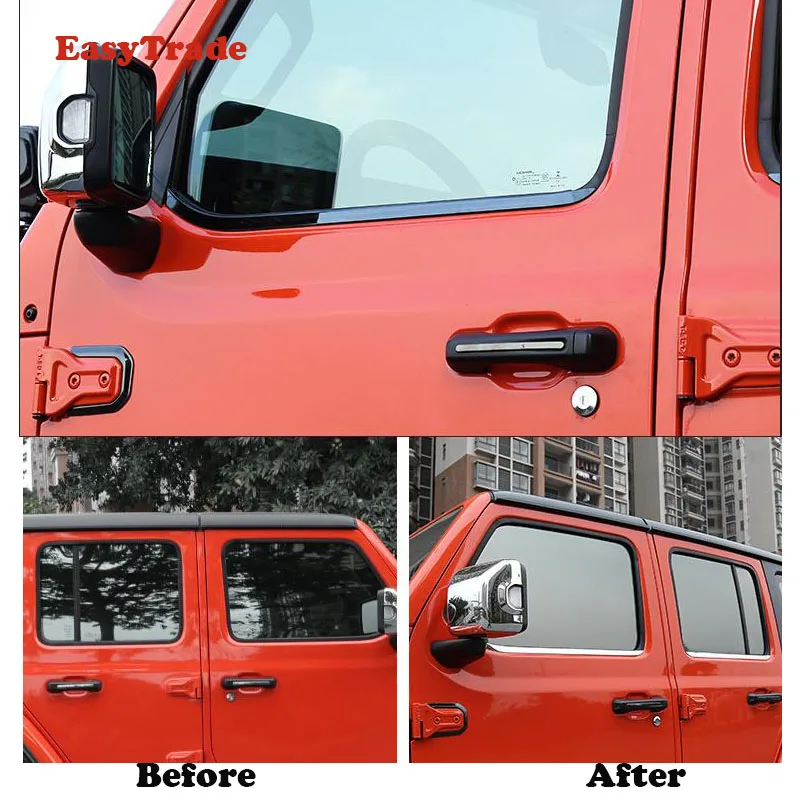 Аксессуары для Jeep Wrangler JL 2018 нержавеющая сталь отделка окна автомобиля стойки