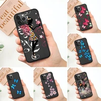 Beauty Blue Butterfly Phone Case for iphone pro max mini pro MAX Plus 2020 case