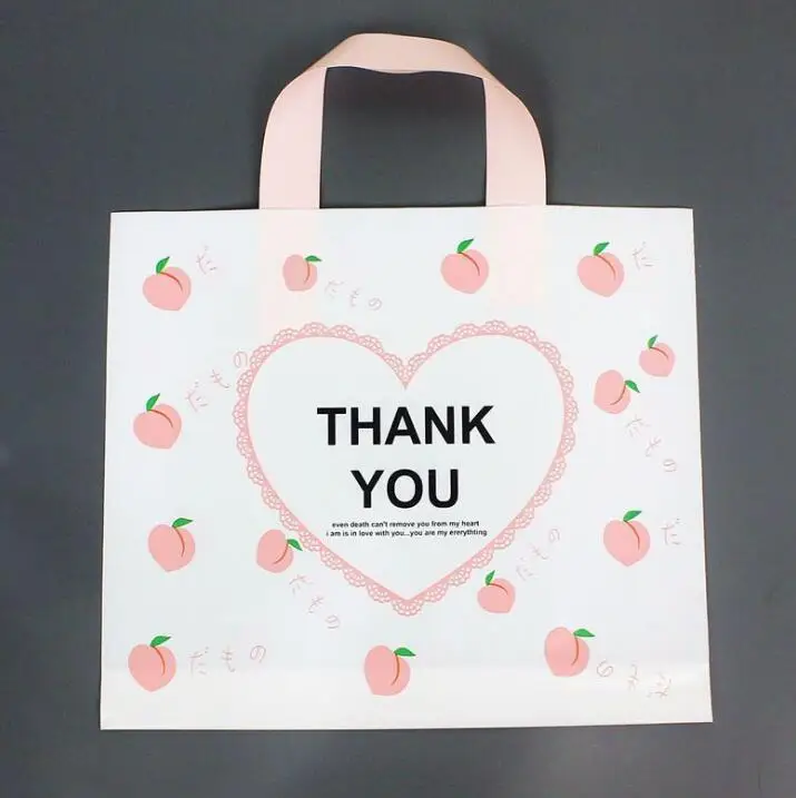 50 шт. 30*25 см Пластик ручка маленькая сумка для упаковки ювелирных изделий