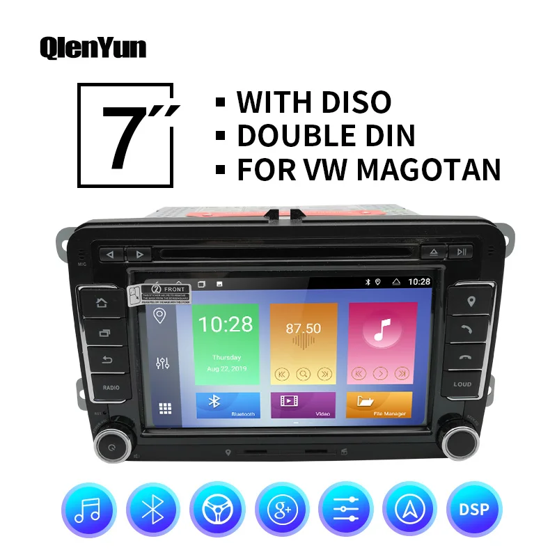 Автомобильный мультимедийный плеер 7 дюймовый 2Din сенсорный экран радио GPS для