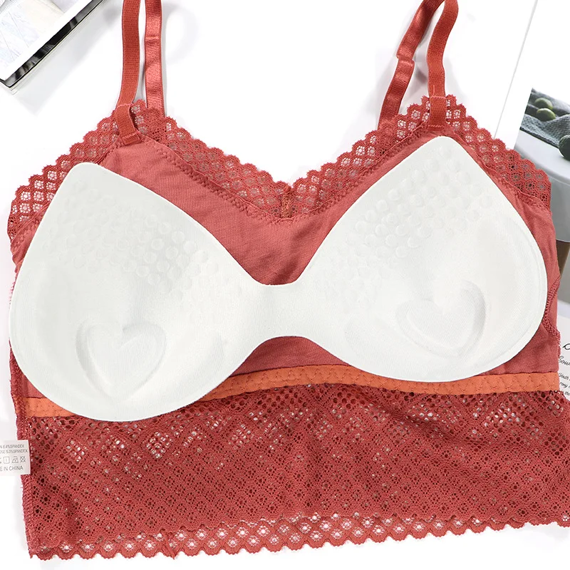 Новый кружевной сексуальный бюстгальтер женский без косточек с запахом на груди