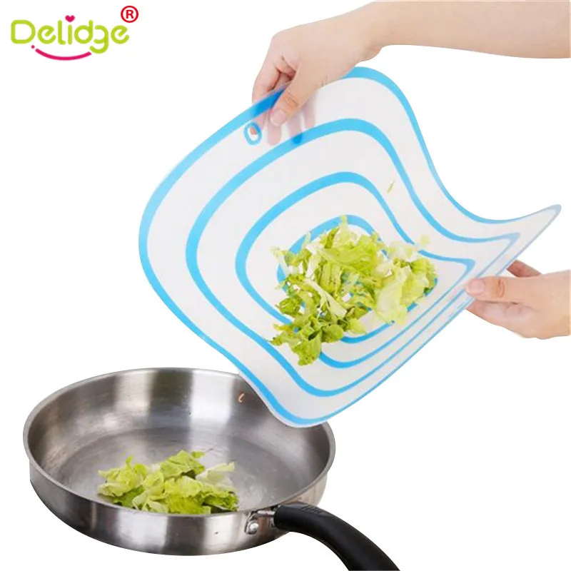 Антибактериальная разделочная доска Delidge 4 шт./компл. для готовки пластиковая