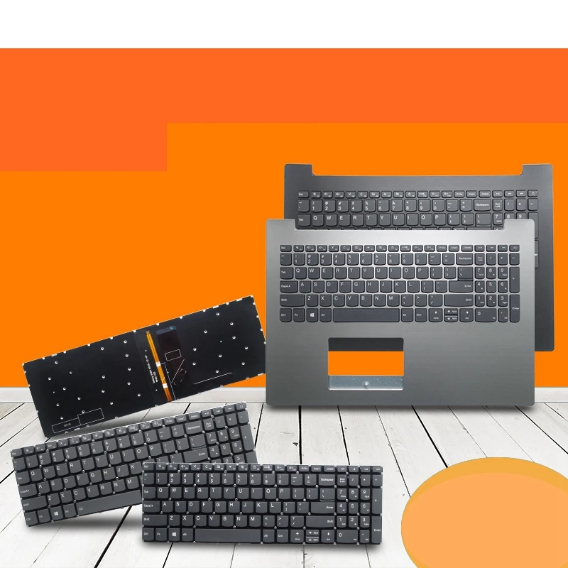 

English NEW keyboard FOR Lenovo IdeaPad 320-15 320-15IAP 320-15AST 320-15IKB 520-15ikb 7000-15 us keyboard with Palmrest COVER