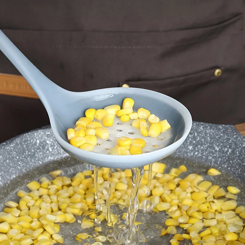 Силиконовая кухонная антипригарная ложка 34 см | Дом и сад