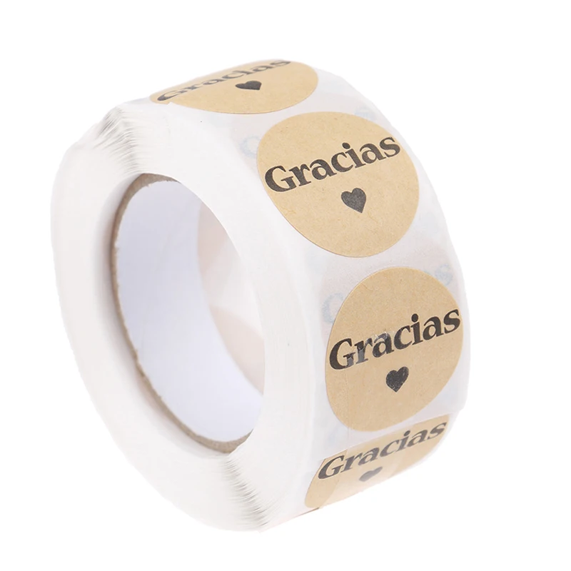 

Gracias Spanish Thank You Personalized Stickers Tags DIY Wedding Decoration Birthday Party Gift Packging Envelope Label