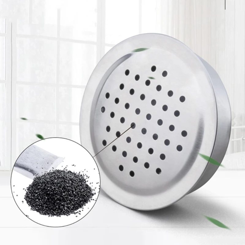 

Stainless Air Vents, Mesh Hole Grille Cover Vent Hood Flat Ducting Round Ventilation System Air Vent Wall Air Outlet