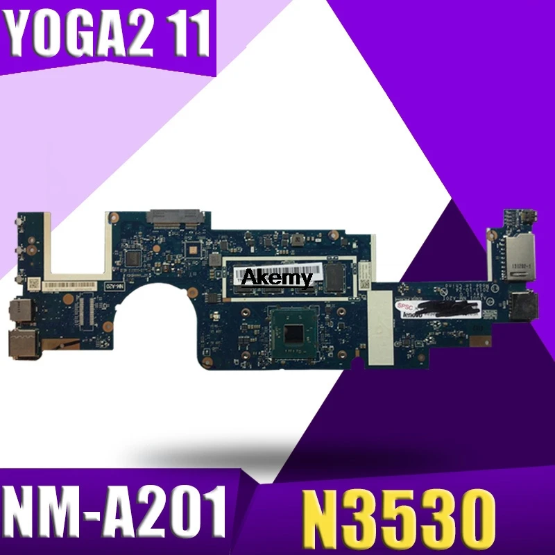 AIUU1 NM A201 материнская плата для lenovo yoga 2 11 ноутбука N3530 процессор 4 Гб ОЗУ DDR3 100%