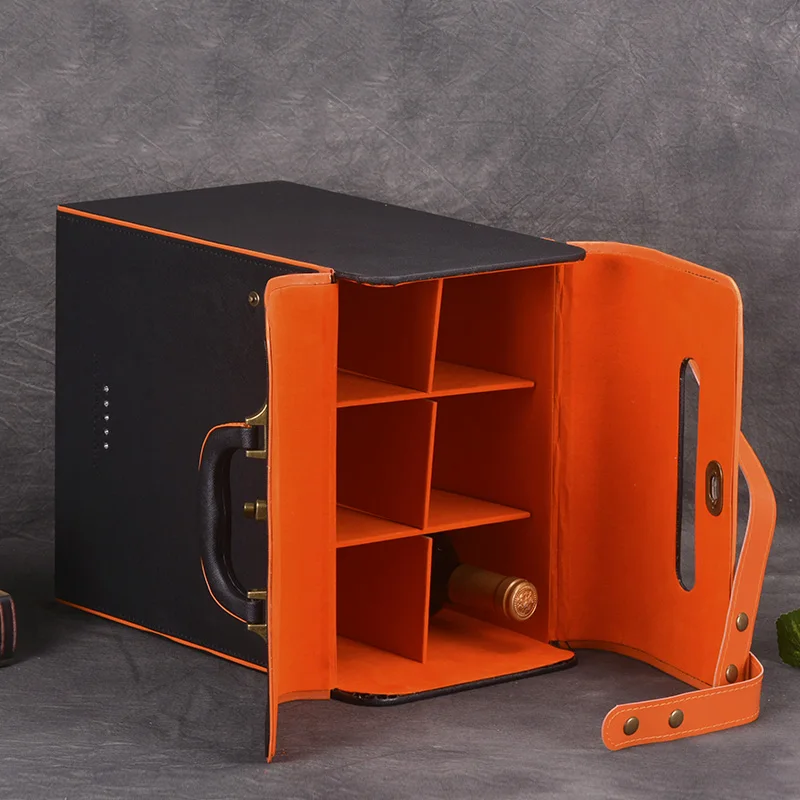 Высокая класс красное вино Подарочная коробка для упаковки одной бутылочки с