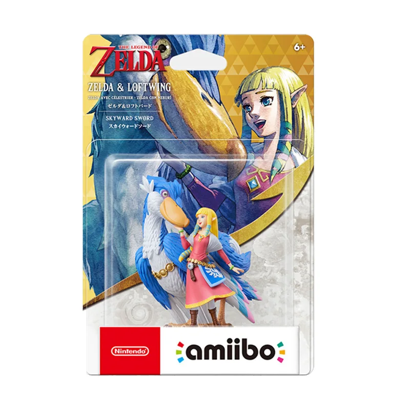 Nintendo Switch Amiibo легенда о Зельде дыхание дикой фигуры Loftwing Skyword HD Link Archer Rider регионы