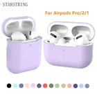Чехол для Airpods pro 2, 1, Air pods, силиконовый защитный чехол для наушников